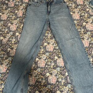 Abercrombie & Fitch Women's Straight Leg Blue Jeans